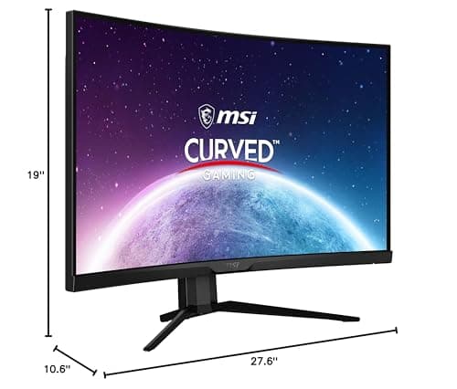 MSI MAG 325CQRF-QD 31.5" 1440p 170Hz VA Curved Monitor image