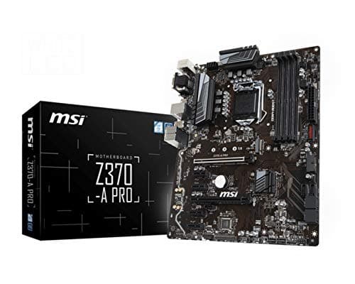 MSI Intel Z370 A Pro ATX DDR4-SDRAM Motherboard image