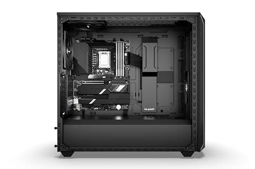 be quiet! Shadow Base 800 DX ATX Mid Tower Black with Tempered Glass Side Panel and USB 3.2 Gen 2 Type-C USB 3.2 Gen 1 Type-A image