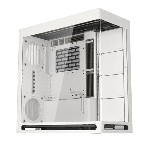 HAVN HS420 ATX Mid Tower White with Tempered Glass Side Panel and USB 3.2 Gen 2 Type-C, USB 3.2 Gen 1 Type-A Front Panel main image