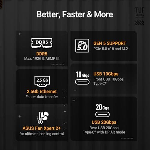 Asus B860 TUF GAMING B860M-PLUS DDR5 Micro ATX image