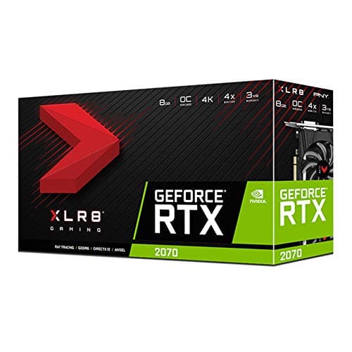 PNY XLR8 Gaming Overclocked Edition GeForce RTX 2070 8GB GDDR6 Black image