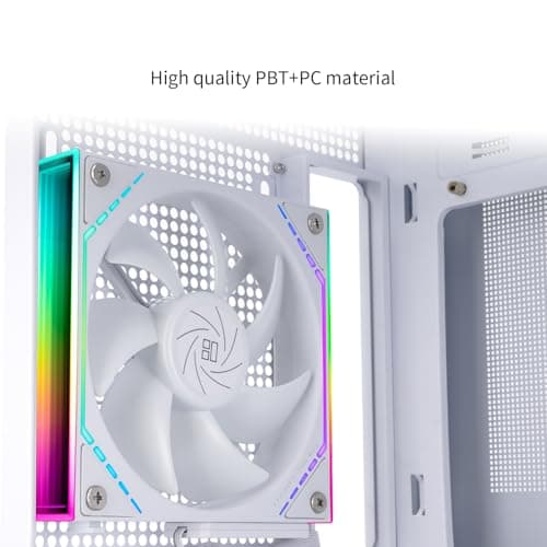 Thermalright TL-M12QW 120mm White PWM Addressable RGB 68.9 CFM image