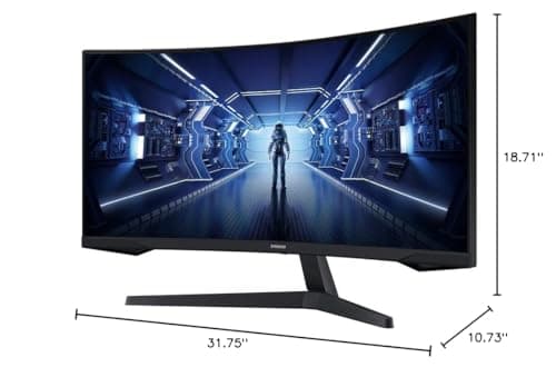 Samsung Odyssey G5 C34G55T 34" 1440p 165Hz VA Curved Monitor image