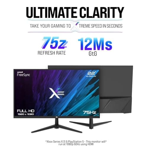X= XG22VA 21.4" 1080p 75Hz VA Monitor image