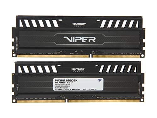 Patriot Viper Black / Silver DDR3-1600 CL9 8GB (2x4GB) image