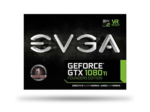 EVGA Founders Edition GeForce GTX 1080 Ti 11GB GDDR5X Black / Silver image