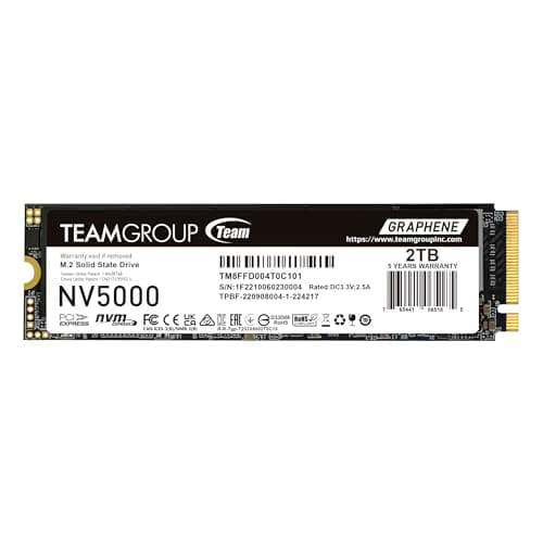 TEAMGROUP NV5000 2TB SSD M.2-2280 PCIe 4.0 x4 NVMe image