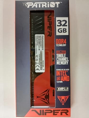 Patriot Viper Red / Black DDR4-3200 CL18 32GB (1x32GB) image