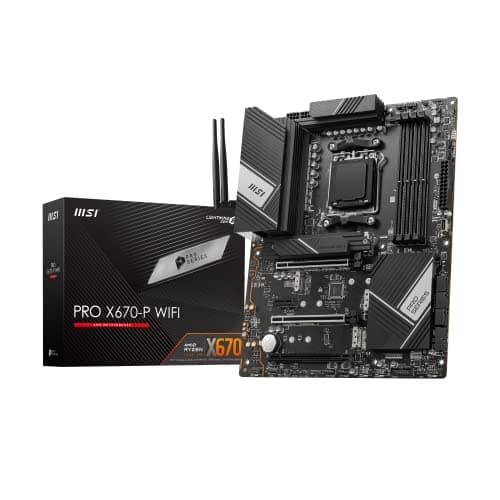 MSI X670 PRO X670-P WIFI AM5 DDR5 ATX image