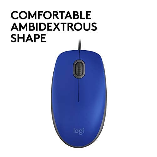 Logitech M110 Optical Wired Mouse image