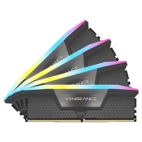 Corsair Vengeance RGB Black / Gray DDR5-5600 CL36 64GB (4x16GB) image