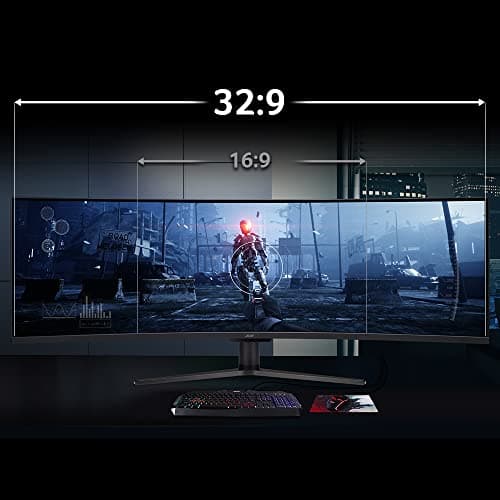 Acer EI491CUR Sbmiipphx 49" 5120x1440 120Hz VA Curved Monitor image