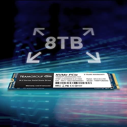TEAMGROUP MP34Q 8TB M.2 SSD PCIe 3.0 NVMe image