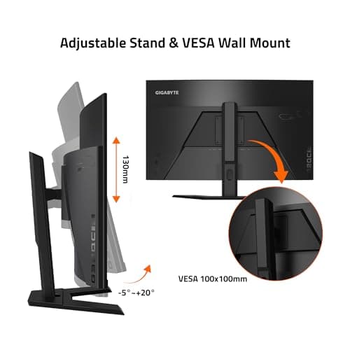 Gigabyte G32QC A 31.5" 1440p 165Hz VA Curved Monitor image