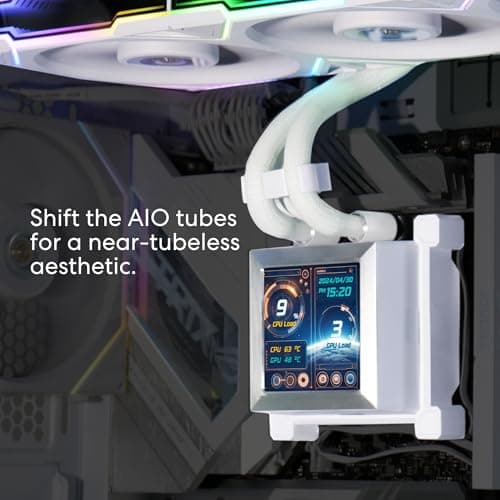 Lian Li HydroShift LCD 360TL RGB Water 360mm White image