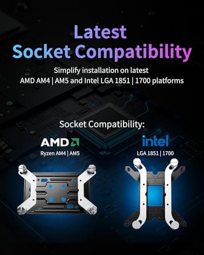 Minorsonic CPU Cooler 240mm Black image