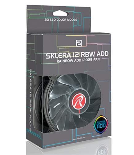 RAIJINTEK IRIS 120mm White / Black PWM Addressable RGB 2-Pack image