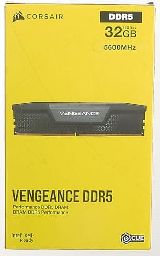 Corsair Vengeance Black DDR5-5600 CL36 32GB (2x16GB) image