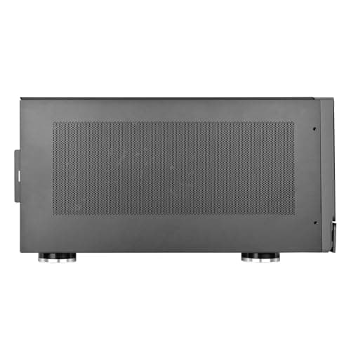 Silverstone Crown 04 HTPC Black with Mesh Side Panel and USB 3.2 Gen 2 Type-C USB 3.2 Gen 1 Type-A image