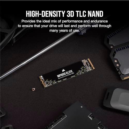 Corsair MP600 ELITE 4TB M.2-2280 SSD PCIe 4.0 X4 NVMe image