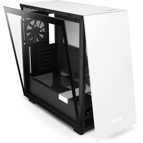 NZXT H7 - Mid-Tower PC Gaming Case - Tempered Glass - Enhanced Cable Management Water-Cooling Ready - Black image