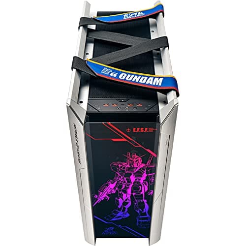 Asus ROG Strix Helios Gundam Edition ATX Full Tower Silver / Multicolor with Tempered Glass Side Panel and USB 3.2 Gen 2 Type-C / USB 3.2 Gen 1 Type-A image