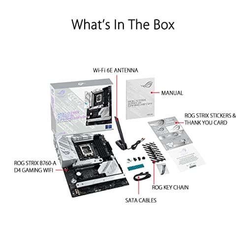 Asus B760 ROG STRIX B760-A GAMING WIFI D4 DDR4 ATX image