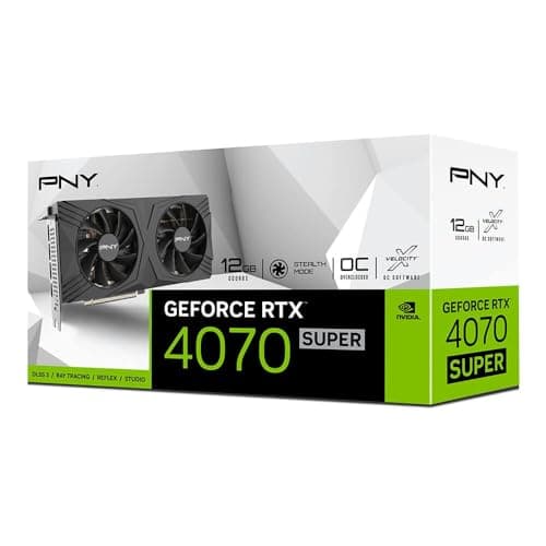 PNY GeForce RTX 4070 SUPER VERTO OC 12GB GDDR6X image