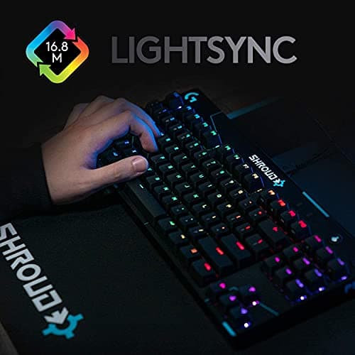 Logitech G Pro X Shroud RGB Wired Mechanical Gaming Keyboard image