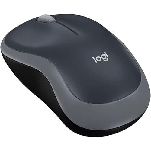 Logitech M185 Optical Wireless Gray Mouse image