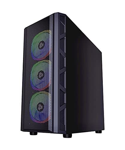 Apevia Guardian-M ATX Mid Tower Black Tempered Glass Side Panel image