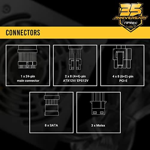 Antec CSK ATX 750W Semi-Modular 80+ Bronze Certified image