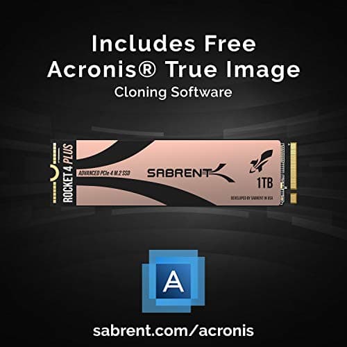 Sabrent Rocket 4 Plus 1TB SSD M.2-2280 PCIe 4.0 NVMe image