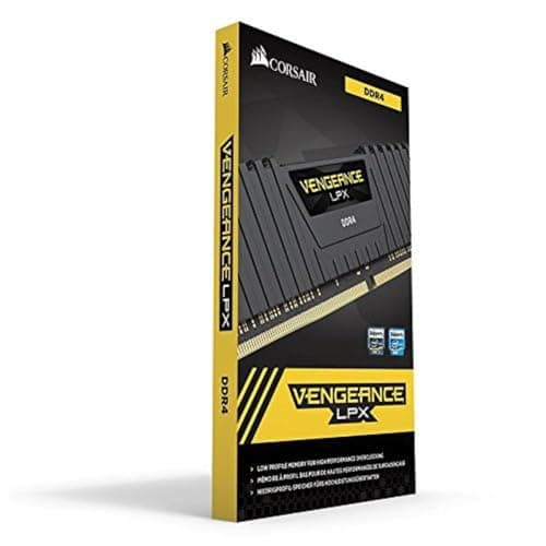 Corsair Vengeance LPX Black / Yellow DDR4-2666 CL16 32GB (1x32GB) image