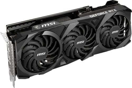 MSI VENTUS 3X PLUS OC GeForce RTX 3080 10GB LHR 10GB GDDR6X Black image