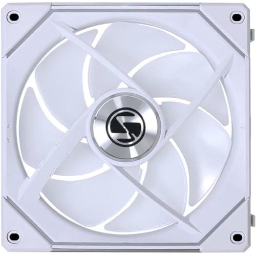 Lian Li Uni Fan SL-Infinity 140mm White Addressable RGB PWM 72.7 CFM 1-Pack image