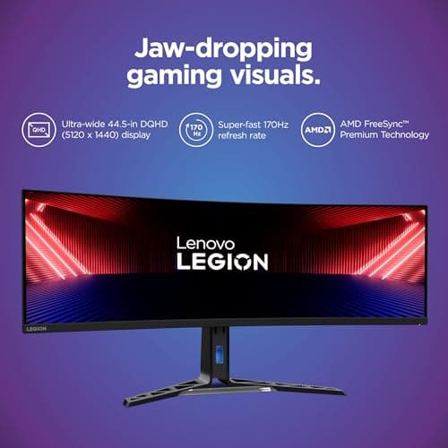 Lenovo Legion R45w-30 44.5" 5120x1440 170Hz VA Curved Monitor image