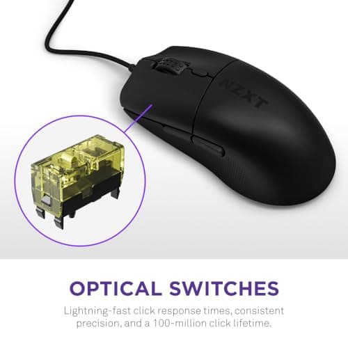NZXT Lift 2 Ergo Wired Optical Mouse image