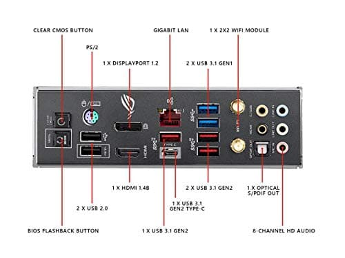 ASUS ROG Maximus XI Hero (Wi-Fi) Z390 Gaming Motherboard LGA1151 (Intel 8th 9th Gen) ATX DDR4 DP HDMI M.2 USB 3.1 Gen2 802.11AC Wi-Fi image
