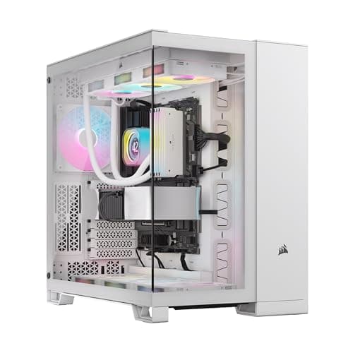 Corsair iCUE LINK 6500X RGB ATX Mid Tower White Tempered Glass image
