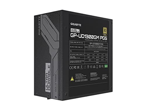 Gigabyte UD1300GM PG5 Black 1300W Fully Modular 80+ Gold Certified image
