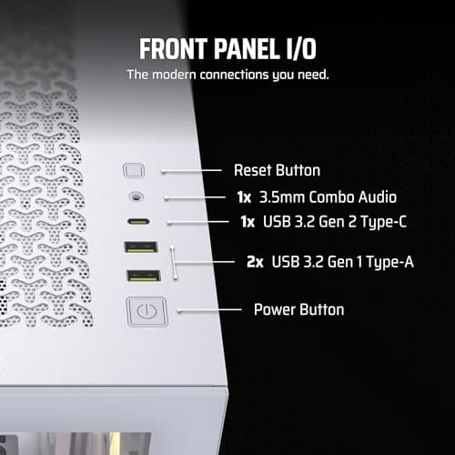 Corsair 3500X ARGB ATX Mid Tower White Tempered Glass image