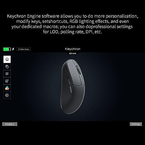 Keychron M3 Mini Wired/Wireless/Bluetooth Optical Mouse image