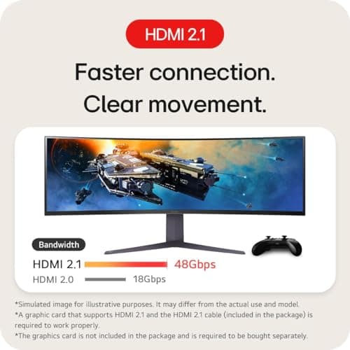 LG 45GR65DC-B 45" 5K 200Hz VA Curved Monitor image