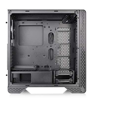 Thermaltake S300 ATX Mid Tower Black Tempered Glass Edition, Front USB 3.2 Gen 1 & USB 2.0 image