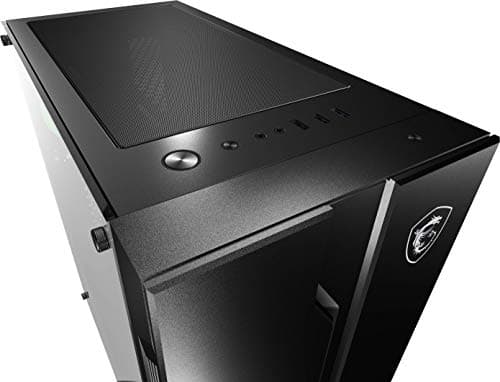 MSI MAG VAMPIRIC 010 ATX Mid Tower Black with Tempered Glass Side Panel and USB 3.2 Gen 1 Type-A, USB 2.0 Type-A image