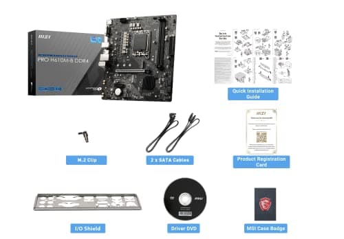 MSI H610 PRO H610M-B LGA1700 DDR4 Micro ATX image
