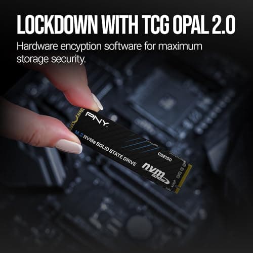 PNY CS2150 1TB M.2-2280 SSD PCIe 5.0 x4 NVMe image