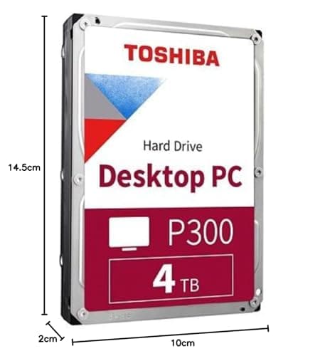 Toshiba P300 4TB HDD 3.5" 5400RPM SATA image